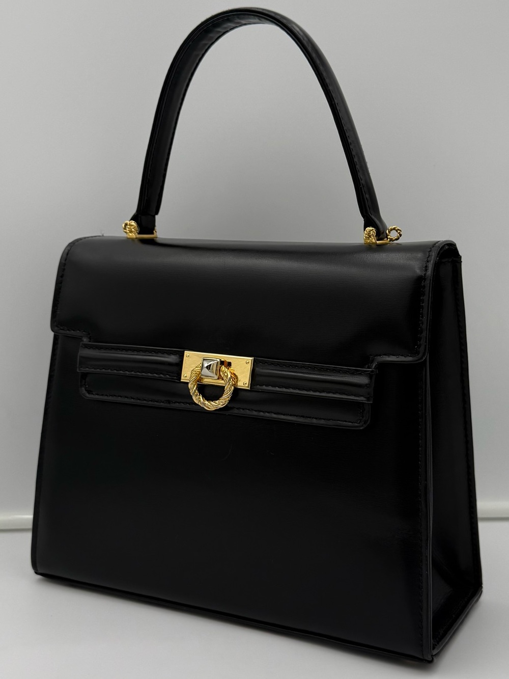 👑LAUNER 1941 LONDON • JULIET 26 Bag • Royal Warrant H.M. QUEEN • Made in ENGLAND - Picture 4 of 16